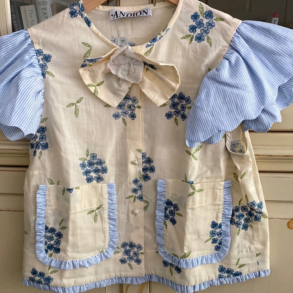 Andiron 100% cotton blouse